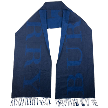 Vintage Burberry Cashmere Tassel Scarf