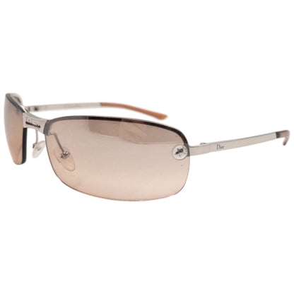 Vintage 2000s Dior Adiorable By John Galliano Rimless Sunglasses | O/S, Beige