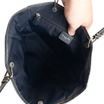 Vintage Dior Monogram Shoulder Bag