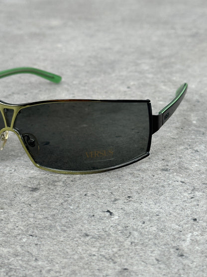 Versave Versus 2000s Semi Rimless Logo Sunglasses