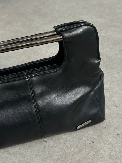 Vintage 1990s Faux Leather Clutch Bag