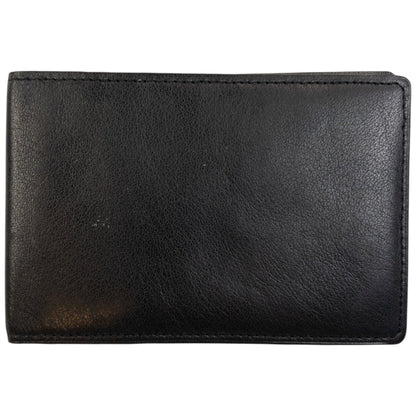 Vintage 90s Burberry Leather Card Holder | O/S, Black