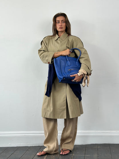 Versace 1990s Pure Ramie Wide Leg Trousers - W34