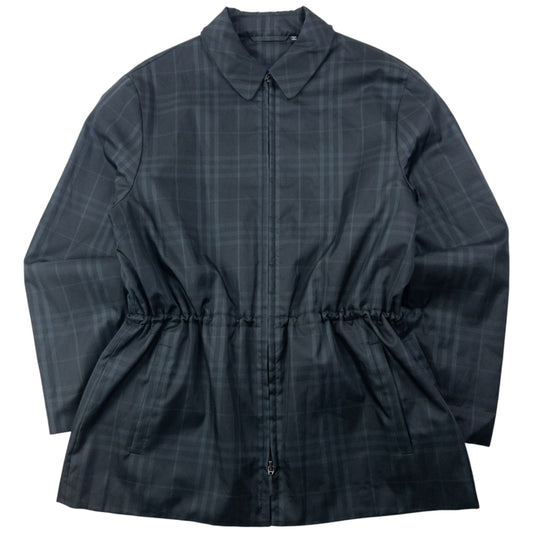 Vintage 2000s Burberry Nova Check Zip Up Jacket Size M | Medium, Black