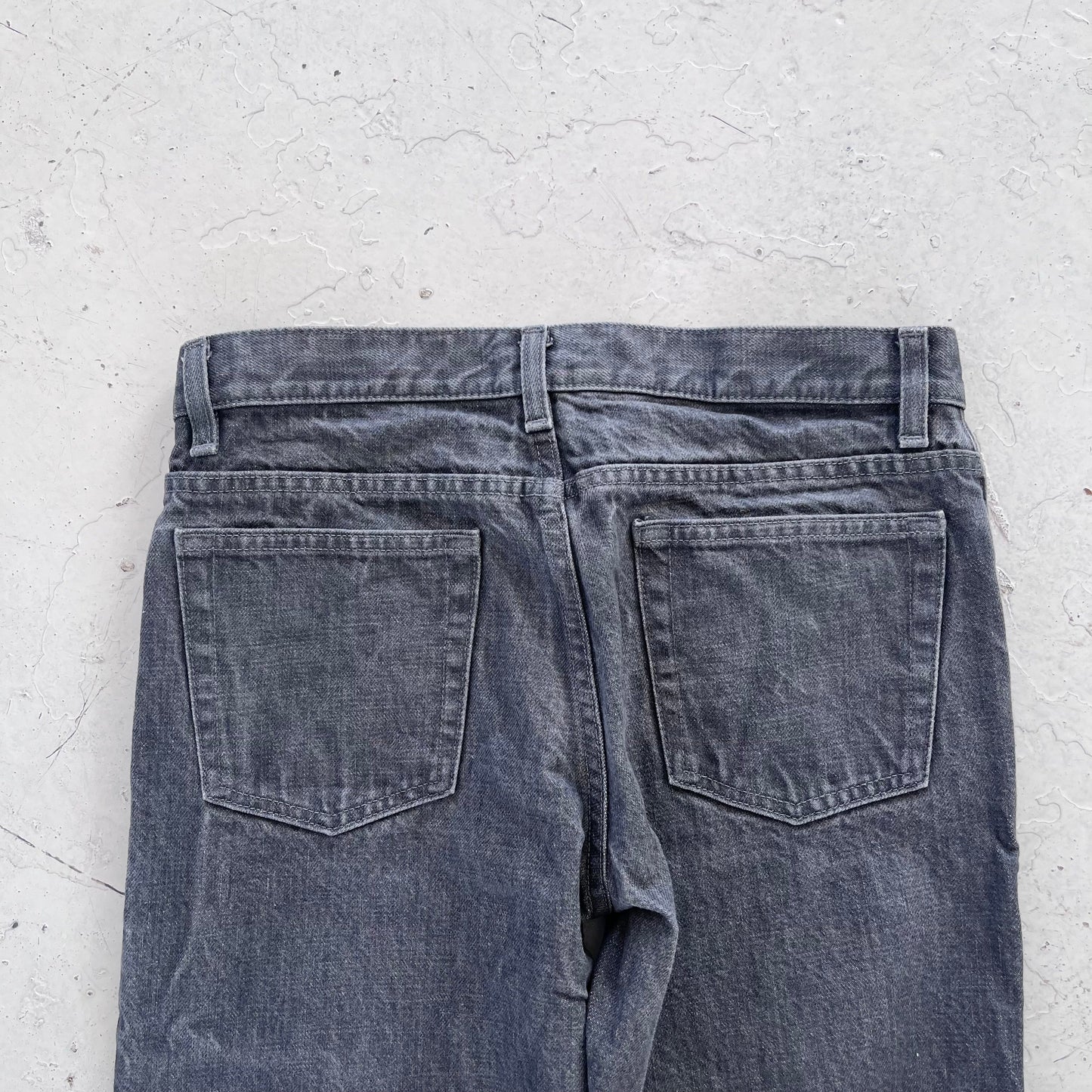 1990s helmut lang grey bootcut denim | Gray, Grey