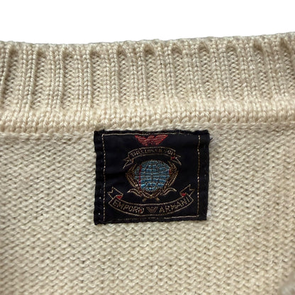 1980's Emporio Armani Knitted Jumper (M) | Default Title, Cream