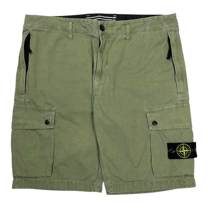 Stone Island Cargo Shorts, W36” | O/S, Olive Green