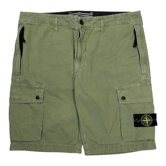 Stone Island Cargo Shorts, W36” | O/S, Olive Green