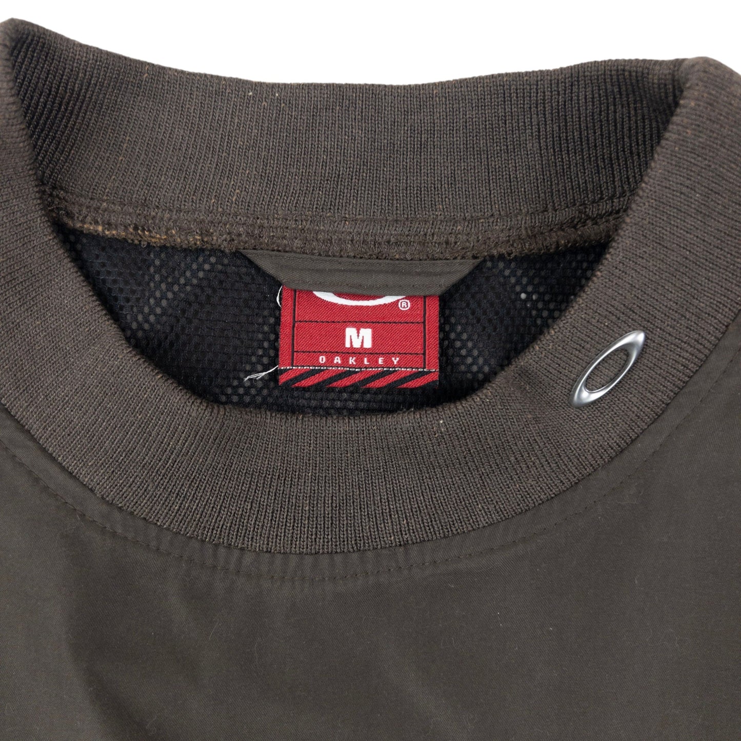 Vintage 90s Oakley Side Zip Pullover Jacket Size M | Medium, Black