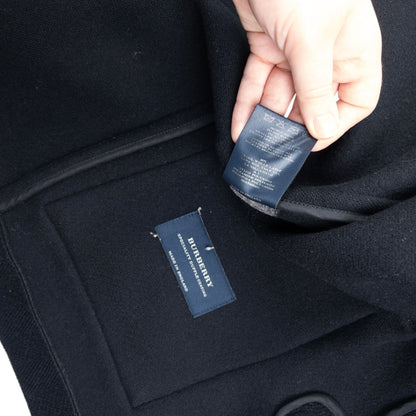 Vintage Burberry Wool Duffle Jacket Size M
