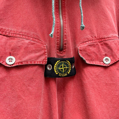 Stone Island 30th Anniversary Smock Jacket (3XL) | XXXL, Red