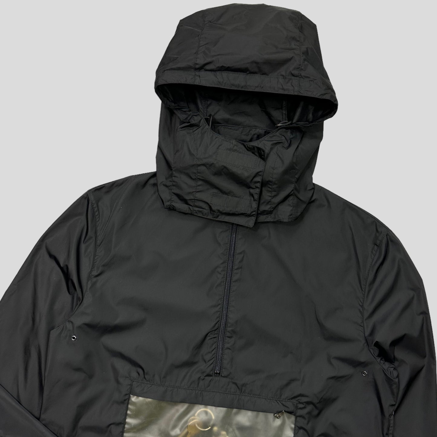 Prada Sport SS99 Latex Pocket Nylon Pullover Jacket - IT40 | Default Title, Black