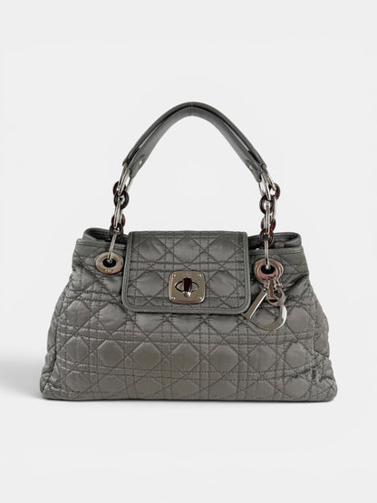 2009 Christian Dior Charming Lock Grey Handbag | O/S, Grey