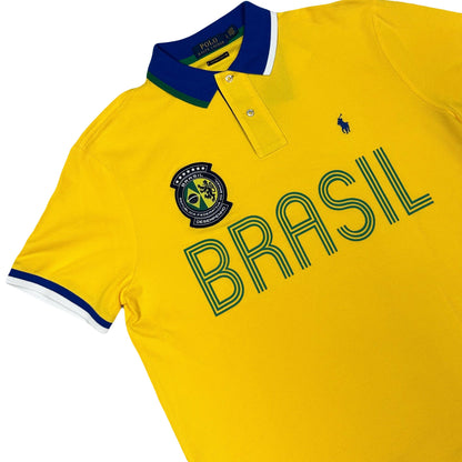 Ralph Lauren Spellout Brazil Polo In Yellow ( L )