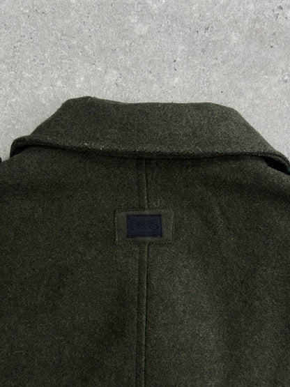 Dolce & Gabbana 1990s Wool Double Breasted Coat - L/XL
