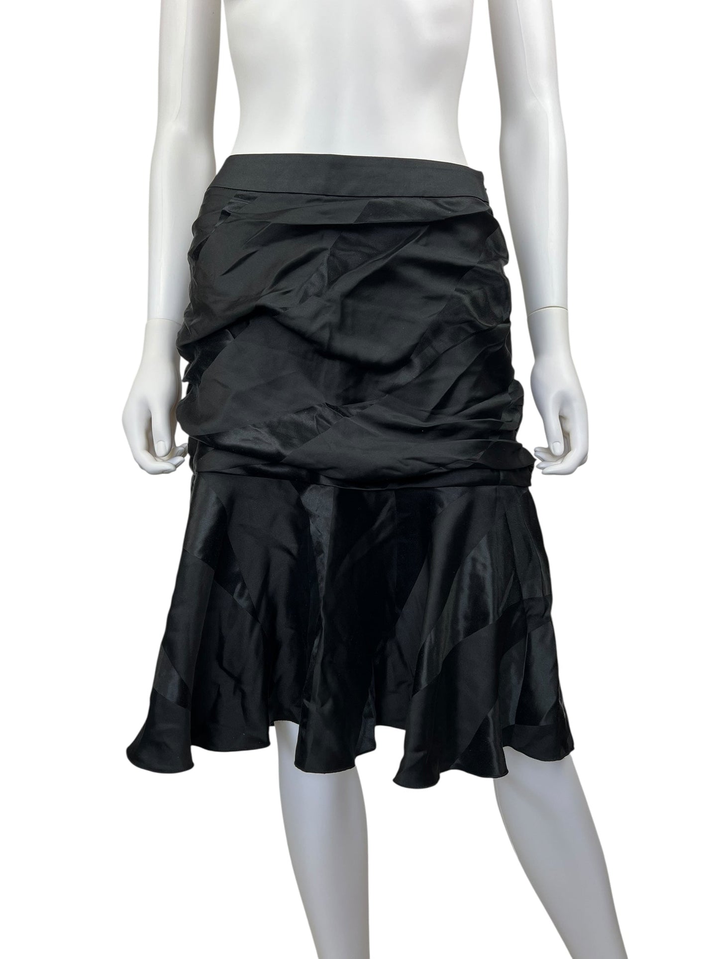 Giorgio Armani silk skirt | Black, Black