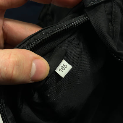 Prada Milano Plaque Logo Black Nylon Crossbody Beltbag