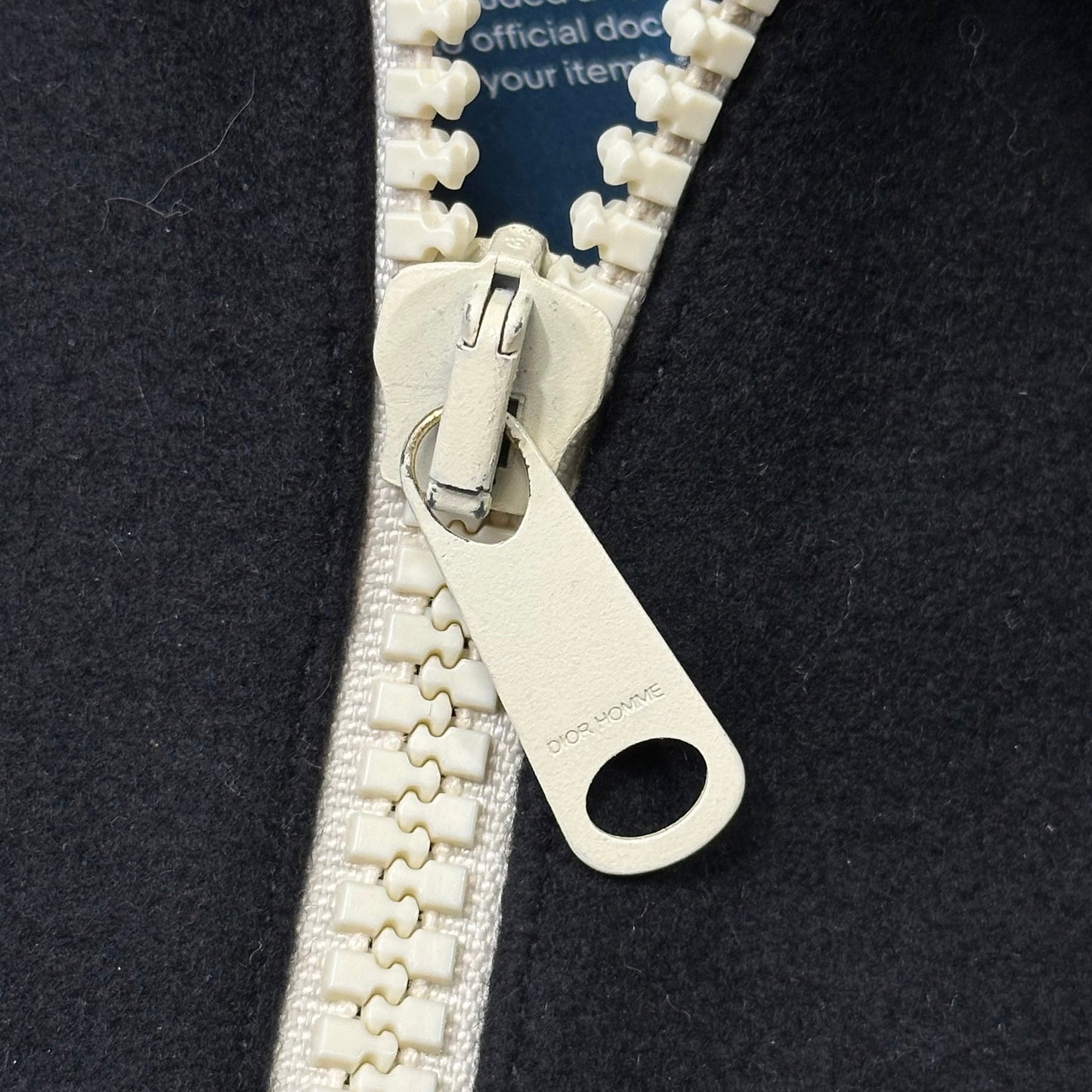 Dior AW05 by Hedi Slimane Contrast Piped Wool Varsity Jacket - IT52 (M/L)