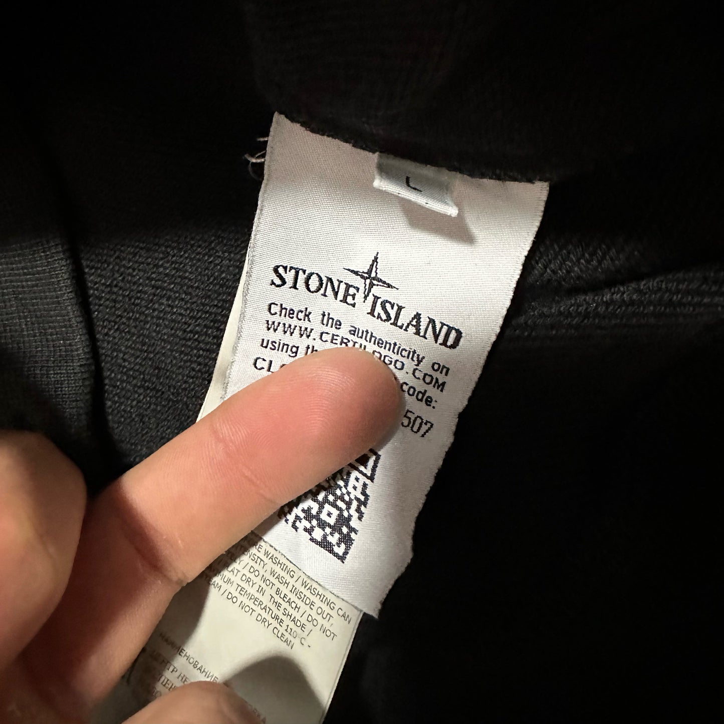 Stone Island Pullover Cotton Hoodie