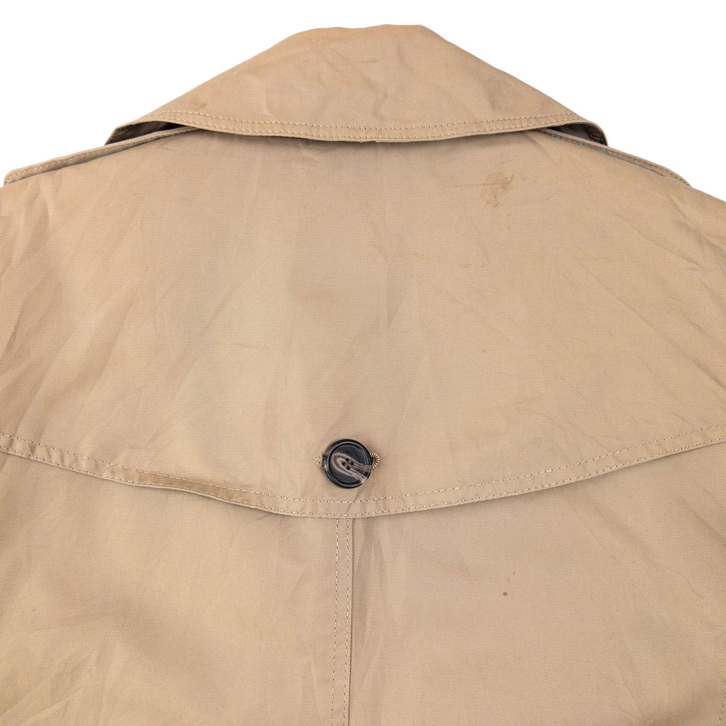 Vintage 2000s Burberry Blue Label Nova Check Lined Trench Jacket Womens Size M | Medium, Beige