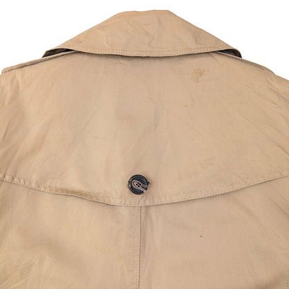 Vintage 2000s Burberry Blue Label Nova Check Lined Trench Jacket Womens Size M | Medium, Beige