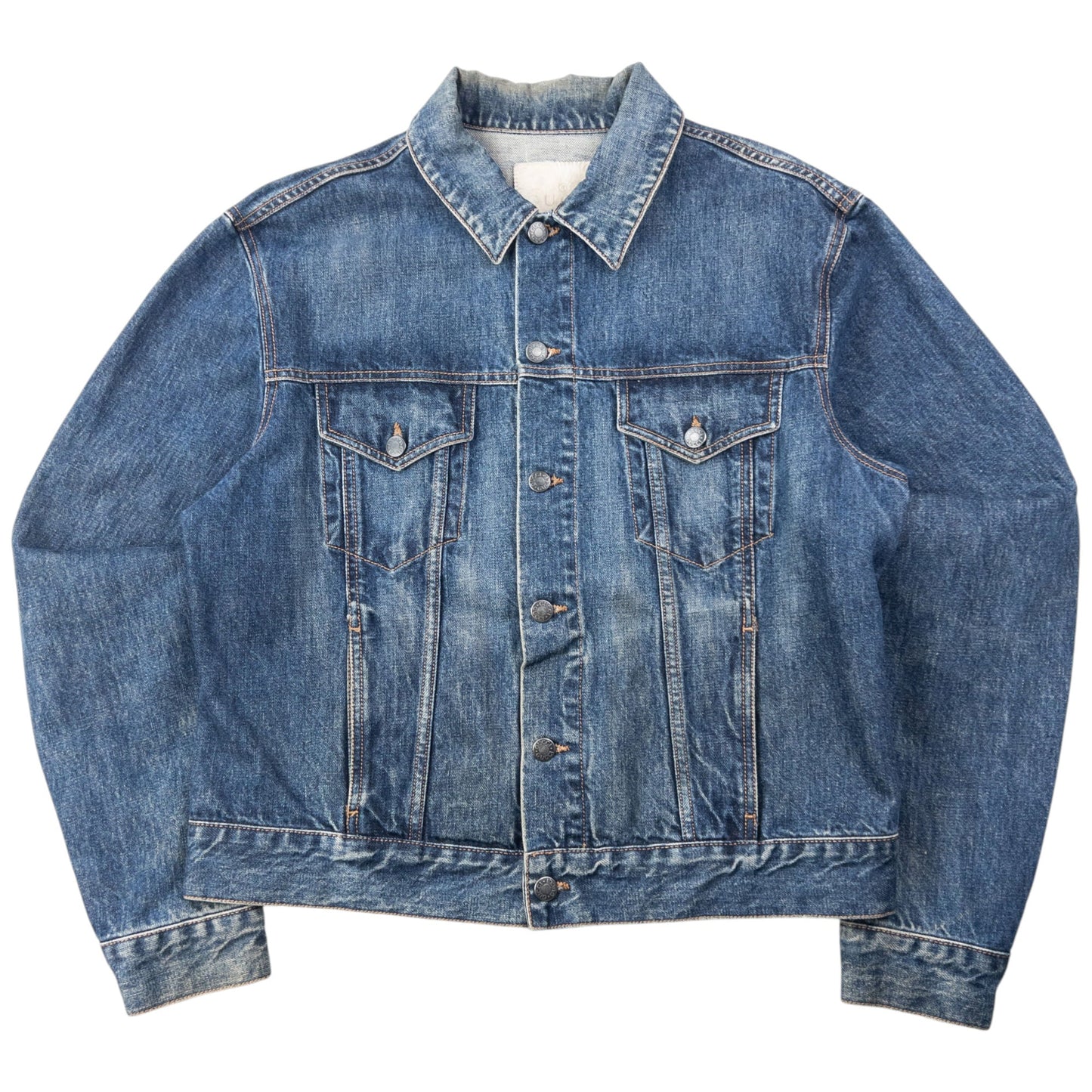 Vintage 2000s Gucci Button Up Denim Jacket Womens Size L | Large, Blue