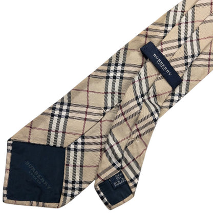 Vintage Burberry Nova Check Silk Tie
