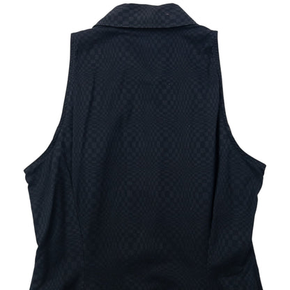 Vintage 90s Versace Jeans Couture Full Zip Collar Dress Womens Size M