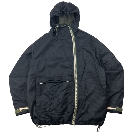 Vintage 1998 Maharishi By Tony Spackman Reversible Asymmetrical Fleece Jacket Size L