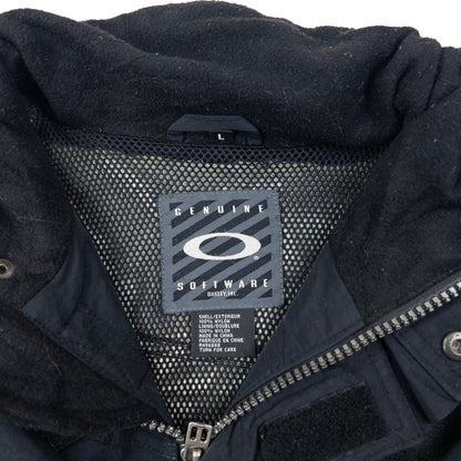 Vintage 90s Oakley Zip Up Jacket Size L | Large, Black