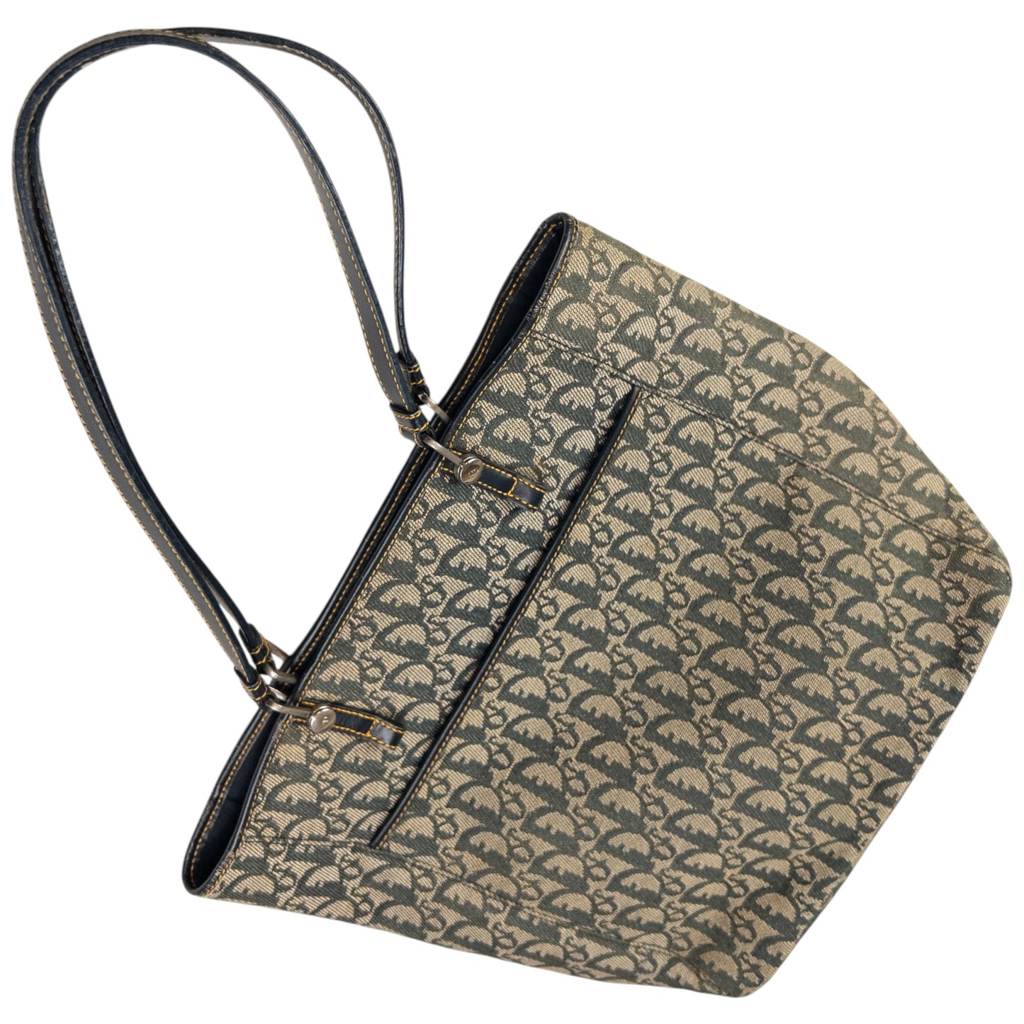 Vintage Dior Monogram Shoulder Bag