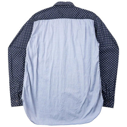 Vintage Comme Des Garçons HOMME Long Sleeve Button Up Shirt Size M | Medium, Blue