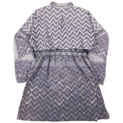 Vintage A-POC By Issey Miyake Zig Zag Button Up Jacket Womens Size L