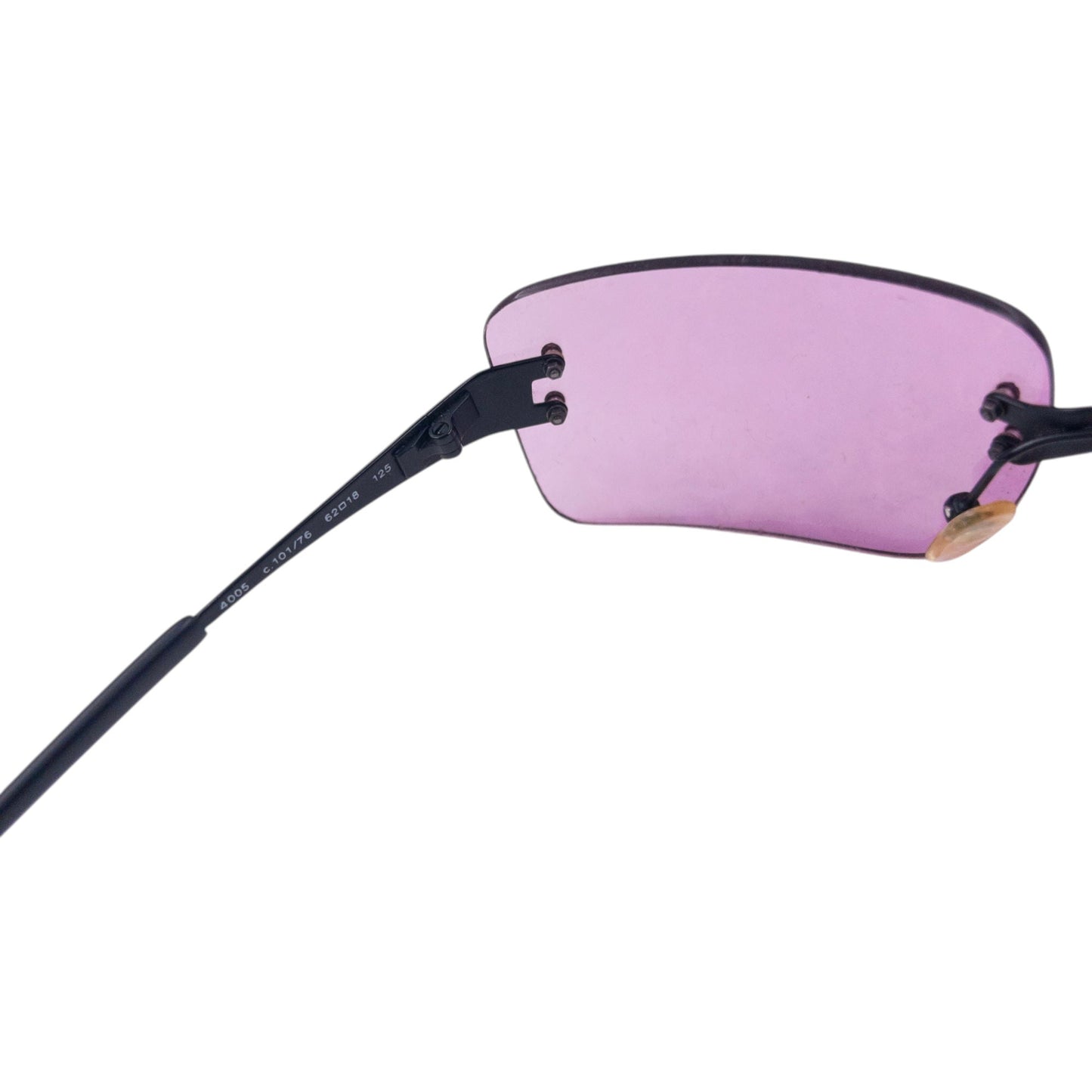 Vintage 2000s Chanel Rimless Sunglasses | O/S, Black