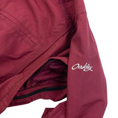 Vintage 2000s Oakley Zip Up Snowboarding Jacket Size M | Medium, Red