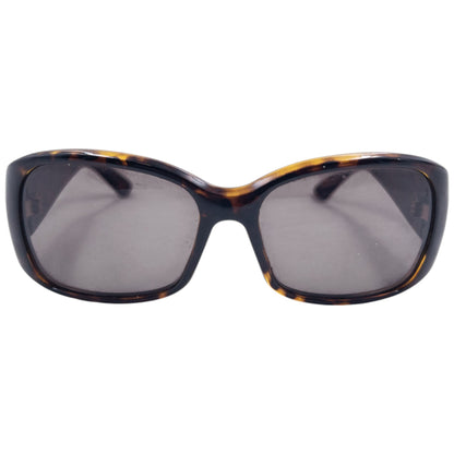 Vintage 2000s Gucci Tortoise Shell Crest Sunglasses | O/S, Brown