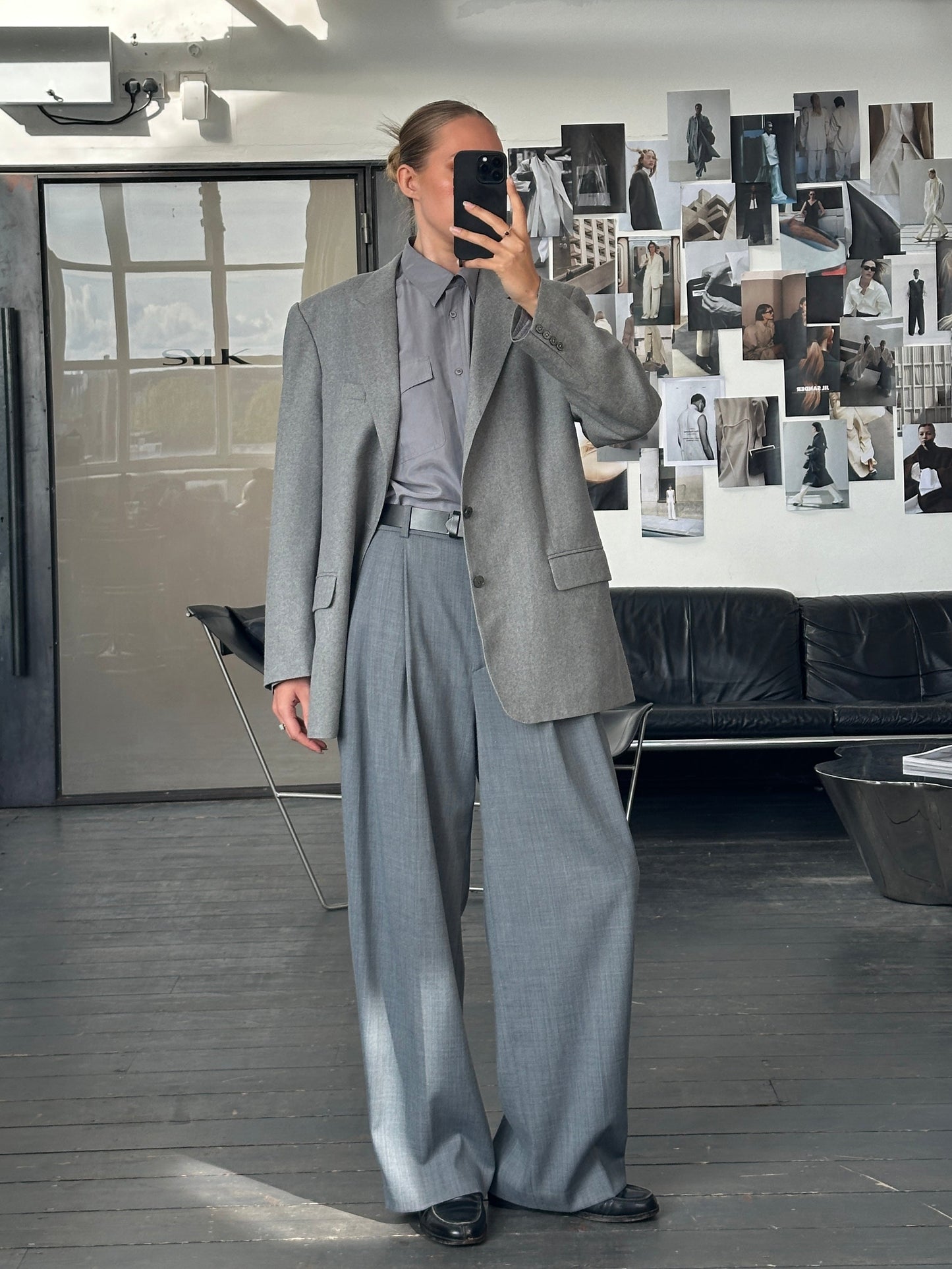 Vintage 1990s Relaxed Pure Silk Shirt - L