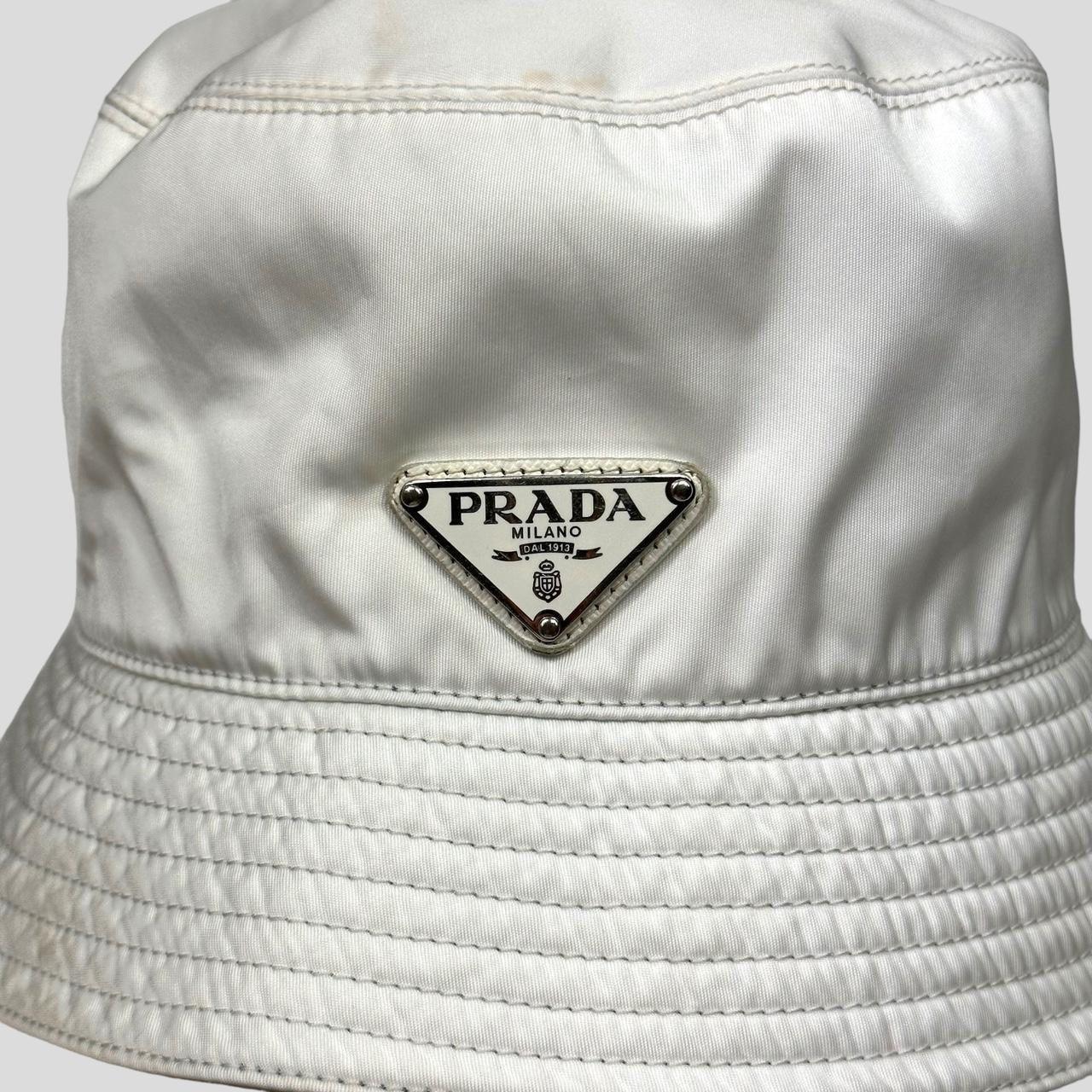Prada Milano Nylon Bucket Hat - M