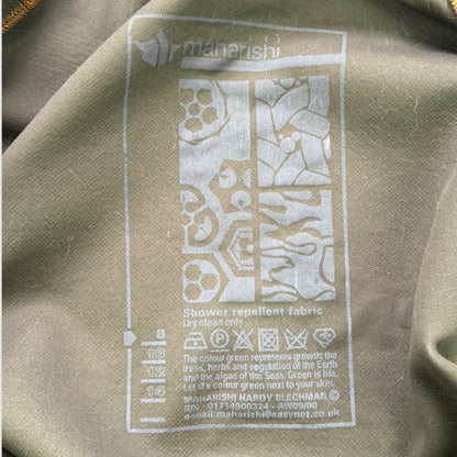 AW99/00 Maharishi Shower Repellent Asymmetric Jacket (S) | Default Title, Black