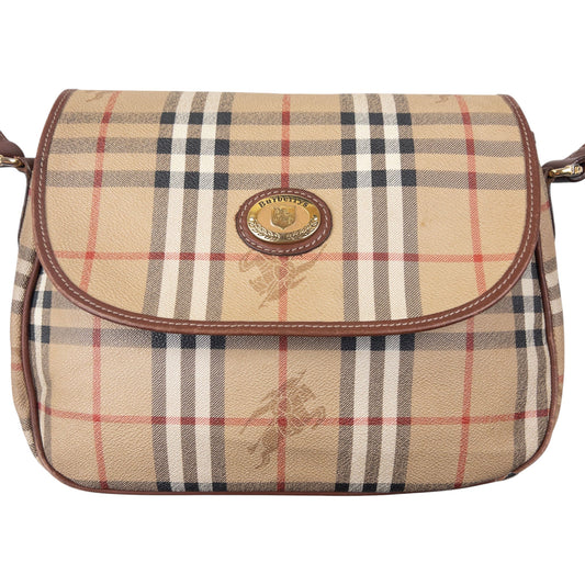 Vintage Burberry Nova Check Crossbody Bag