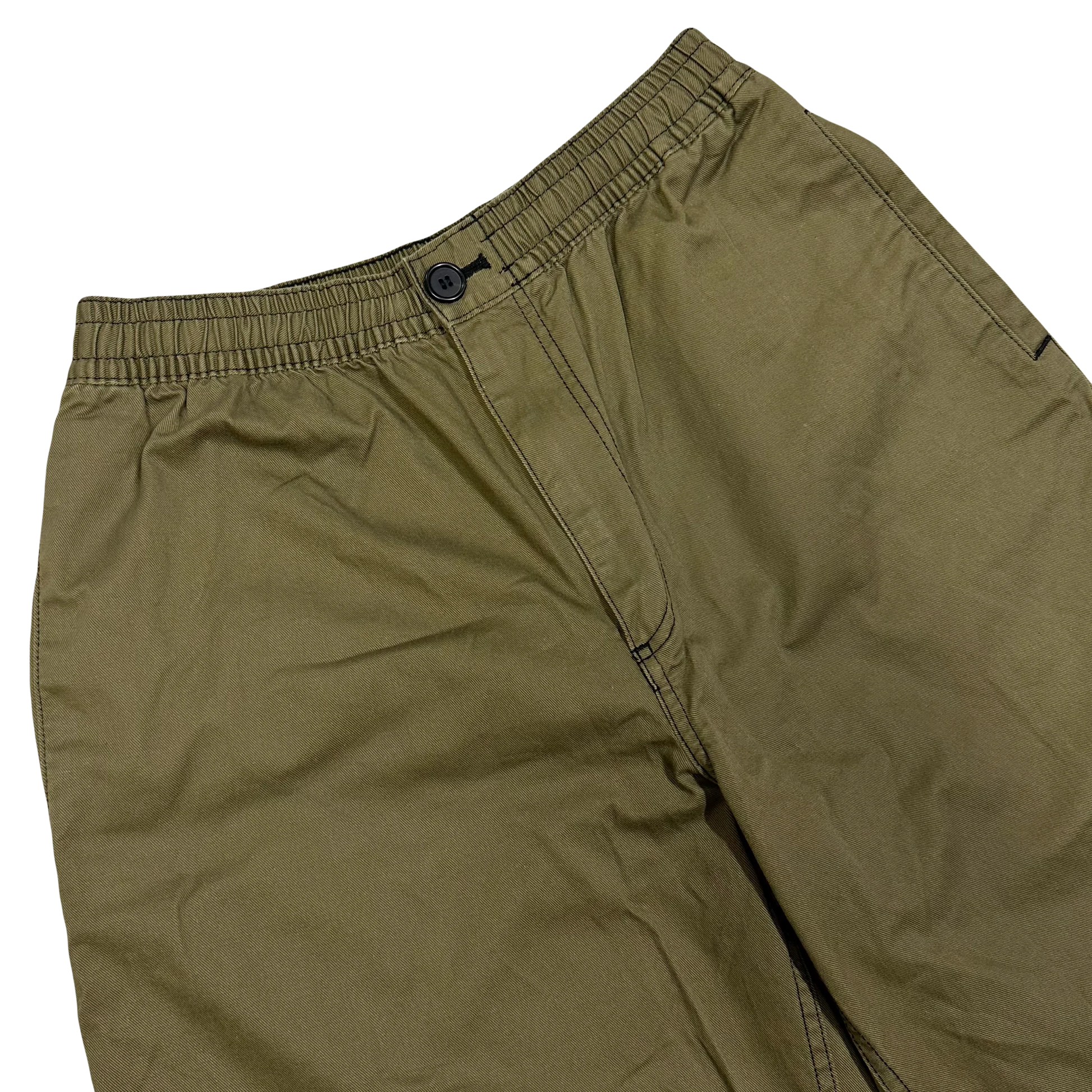 Uniqlo X Marni Wide Fit Shorts In Olive ( L ) - 1036 Emporium