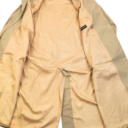 Vintage 80s YSL Yves Saint Laurent Trench Jacket Size L | Large, Beige