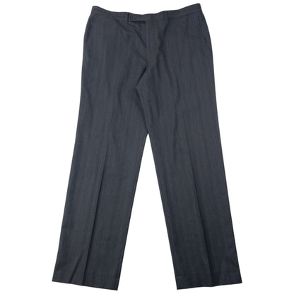 Vintage 80s YSL Yves Saint Laurent Jacket & Trousers Wool Suit Set Size XL | XL, Grey