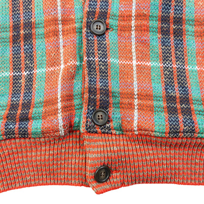 Vintage 80s Issey Miyake MEN Knit Cardigan Size S | Small, Red