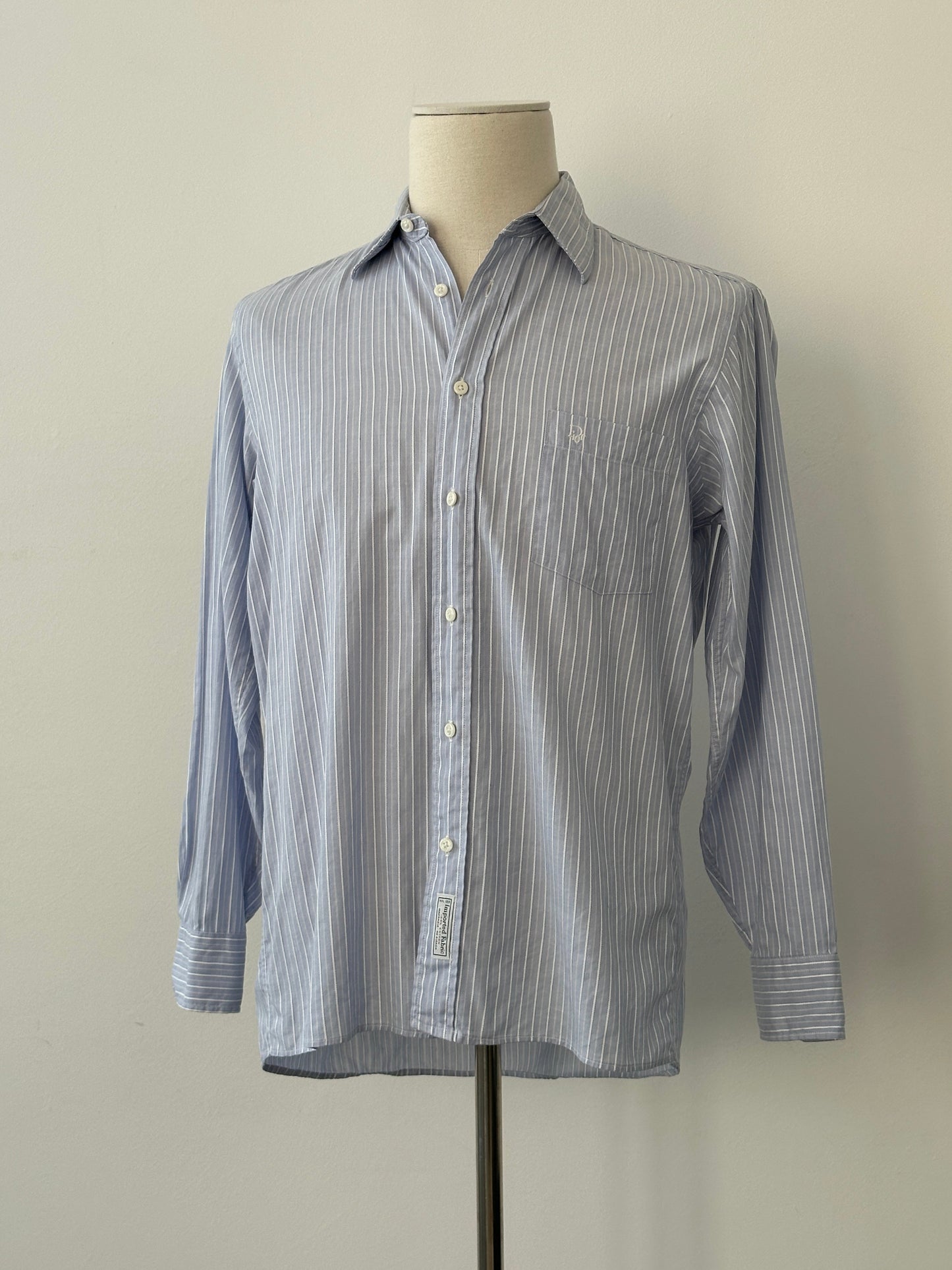 Christian Dior Chemins 1990s Pure Cotton Striped Shirt - XS