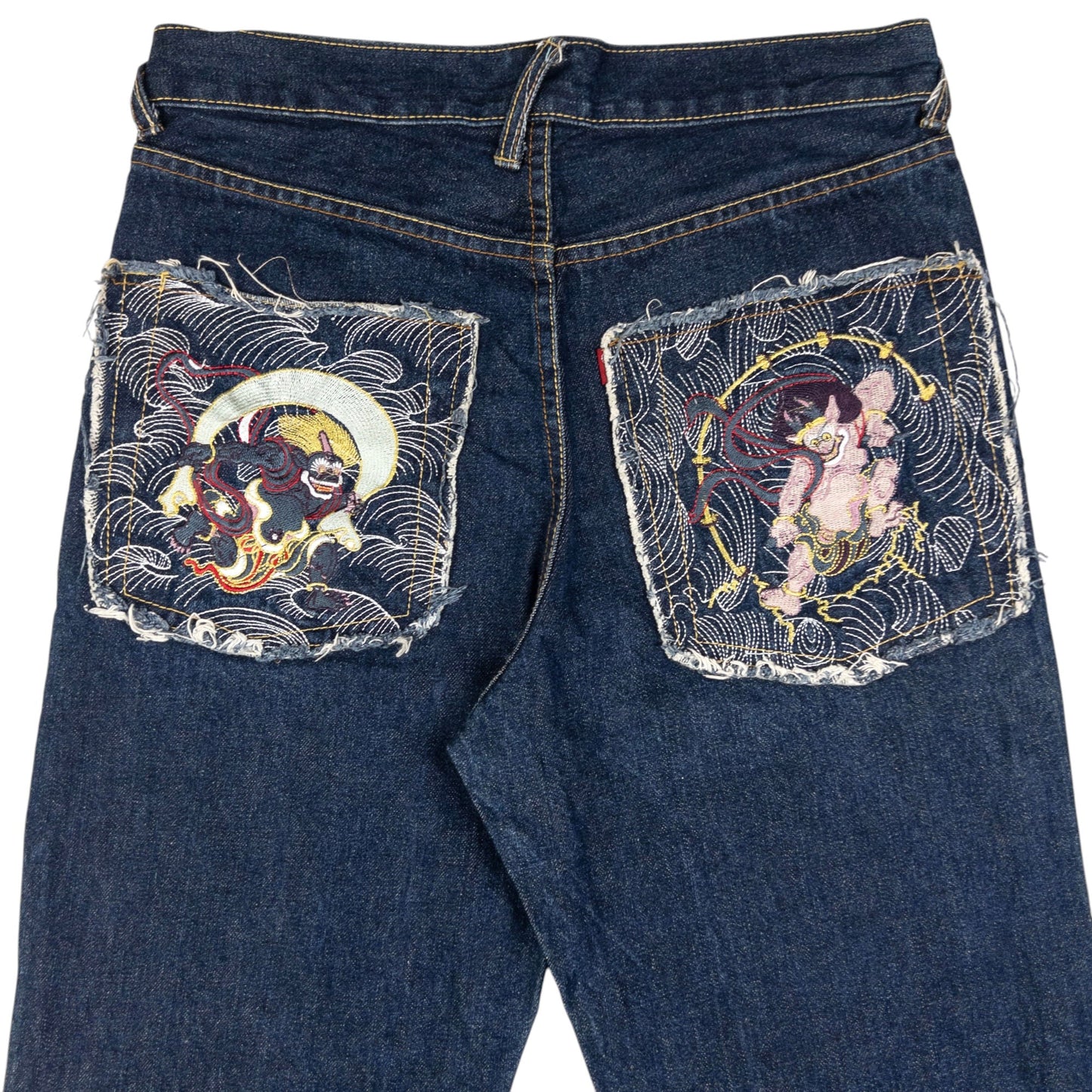 Vintage Japanese Denim Fantasy Embroidered Jeans Size W30