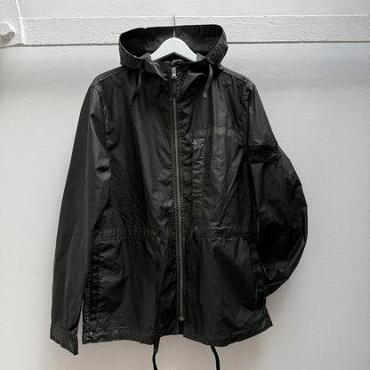 Stone Island Shadow Project Mussola Gommata Parka Jacket (L) | Large, White