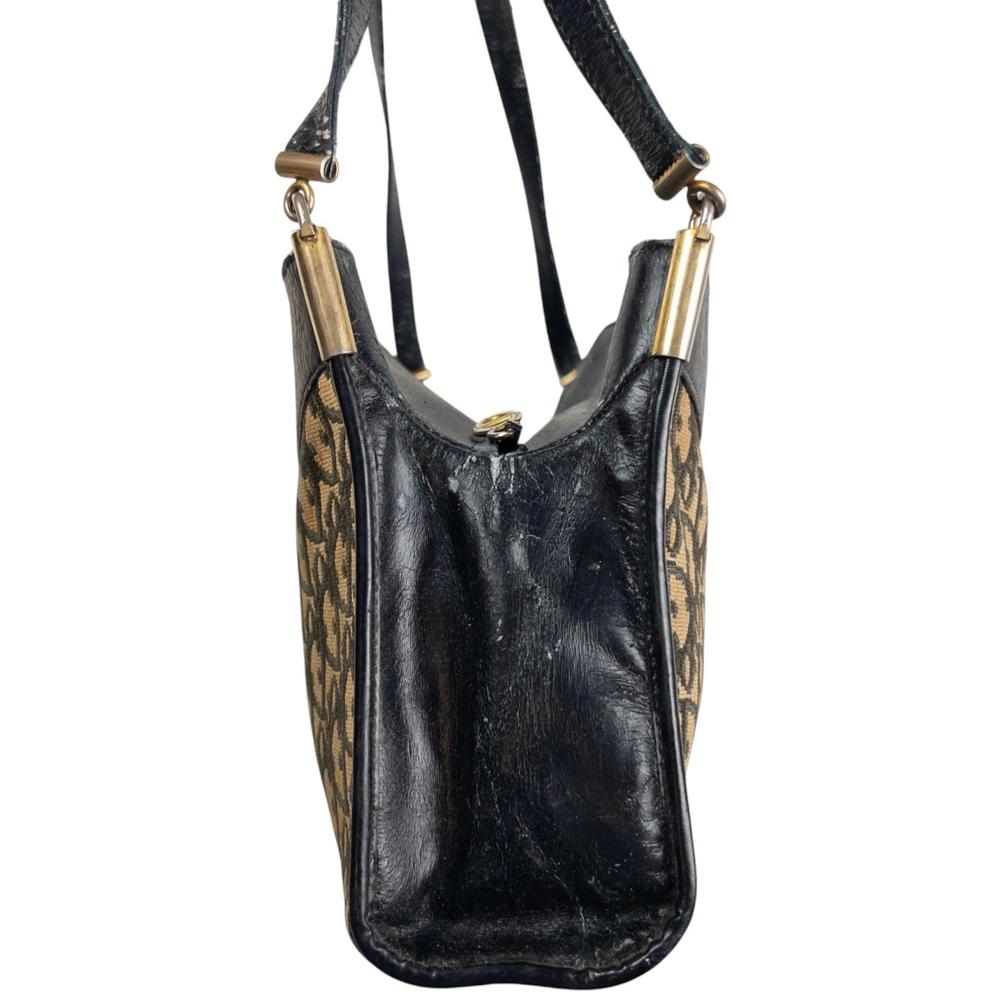 Vintage Dior Monogram Shoulder Bag