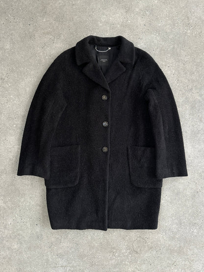 Max Mara Weekend 1990s Wool Mohair Single Breasted Coat - M/L