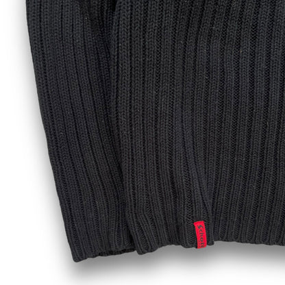 2000's Schott NYC Dual Zip Knitted Balaclava Hoodie (XL) | Default Title, Multicoloured
